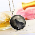 Moonlight Wolf Pendant luminous Necklace African Jewelry Necklace